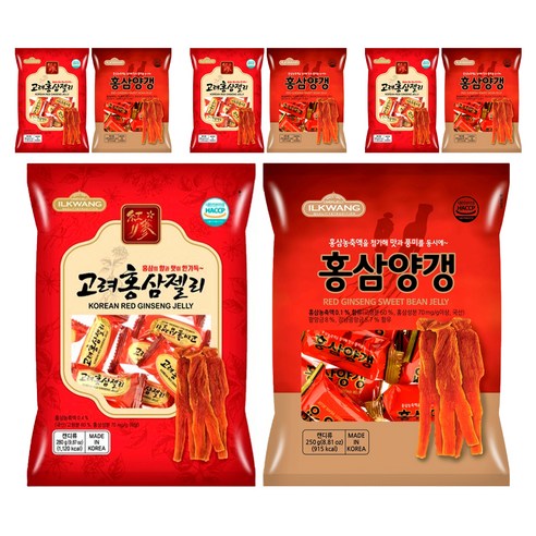 일광제과 홍삼양갱 250g + 고려홍삼젤리 280g 530g, 4세트 맛있게 먹은 솔직 후기 - 상품 이미지 1