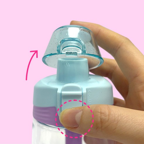 르번 아동용 프린세스 캐치티니핑 손잡이 원터치 보틀 이미지 2