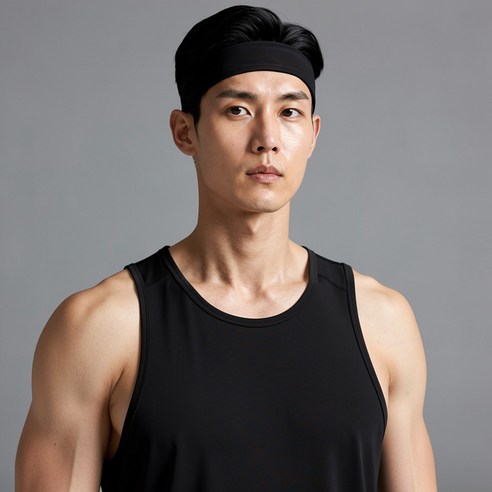 타이드코 흡수력 좋은 피트니스 런닝 헤어밴드 이미지 3