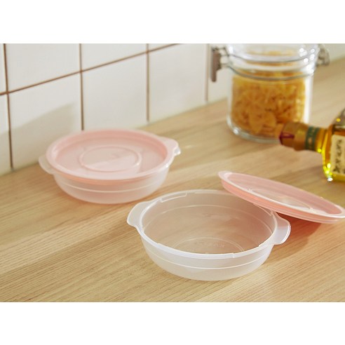 코멧 키친 전자레인지용 보관용기 핑크 400ml 실사용 후기 | 효과 있을까? - 상품 이미지 2
