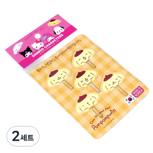 바이하츠 폼폼푸린 표시크립, 5개입, 2세트