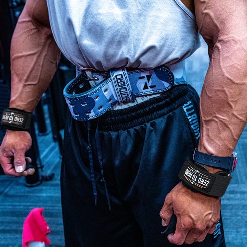 제로투히어로 리프팅 프로 그립 일체형 헬스 스트랩 후기 분석 - 패드 안쪽 질감