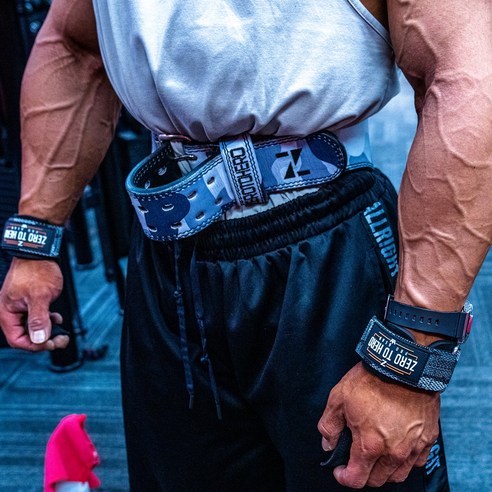 제로투히어로 리프팅 프로 그립 일체형 헬스 스트랩 후기 분석 - 실제 바벨 파지 모습