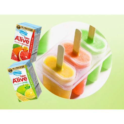 덴마크 테이크 얼라이브 블러드오렌지 주스 후기 분석 - 멸균팩 유통기한 확인 이미지