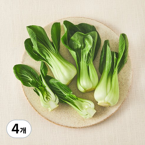유기농 청경채, 4개, 200g