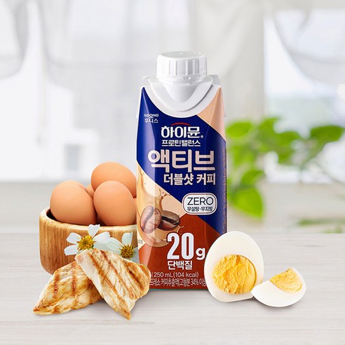 하이뮨 프로틴 밸런스 액티브 더블샷 커피 드링크믹스 RTD 250ml, ... 솔직 후기 | 실사용자 리뷰 분석 - 상품 이미지 3
