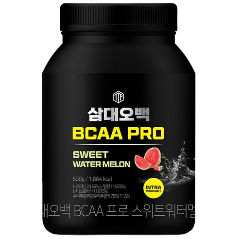 삼대오백 BCAA 프로 헬스보충제 스위트워터멜론 500g, 1개 맛있게 먹은 솔직 후기 썸네일