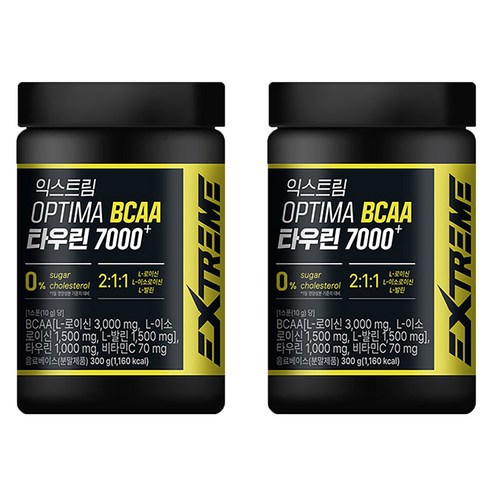 익스트림 OPTIMA BCAA 타우린 7000+, 300g, 2개 - BCAA | 쿠팡