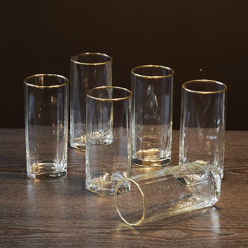 오션글라스 부라노 리얼골드 앵글 그란데컵 380ml, 6개