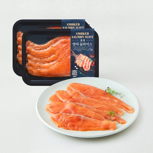 the 푸짐한 훈제연어슬라이스 2개입 (냉장), 1개, 280g