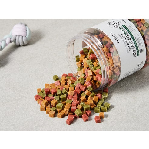 탐사 강아지 리얼 촉촉 큐브 져키 이미지 3