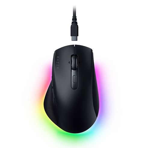 레이저 Pro Click V2 인체공학 블루투스 무선 마우스, 블랙