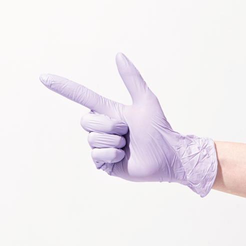 더블세이프 식품용 다용도 니트릴장갑 100p 이미지 2