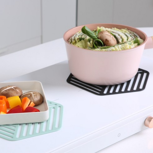 테이블리즘 실리콘 인덕션 보호 매트, 블랙, 1개 후기 분석 - 조리 도구 조화