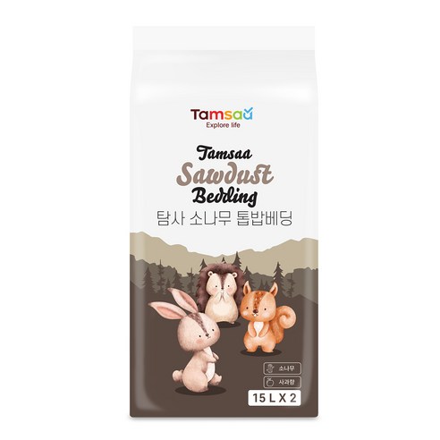 탐사 압축 톱밥 베딩 사과향 이미지 2