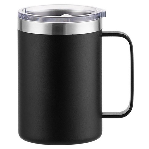 워터하마 비비드 텀블러 머그컵 480ml, 블랙, 1개