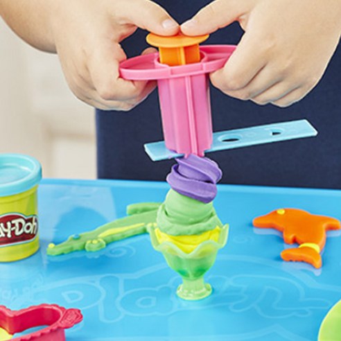 플레이도우 뉴 크리에이티브 센터 클레이 후기 분석 - 다양한 컬러 구성