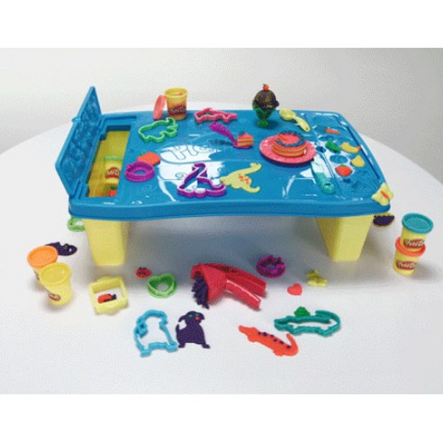 플레이도우 뉴 크리에이티브 센터 클레이 후기 분석 - 아이가 사용하는 모습