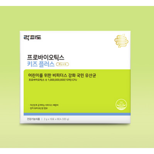 락피도 프로바이오틱스 키즈 플러스 60p 120g, 1개 이미지 2