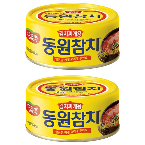 동원 김치찌개용 참치, 150g, 2개