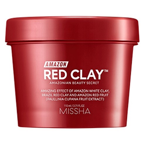 미샤 아마존 레드 클레이 모공 마스크 110ml 솔직 후기 | 실사용자 리뷰 분석 - 상품 이미지 1