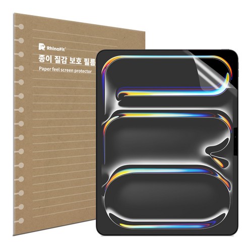 라이노핏 종이질감 액정 보호 필름 세트, 투명, 1세트