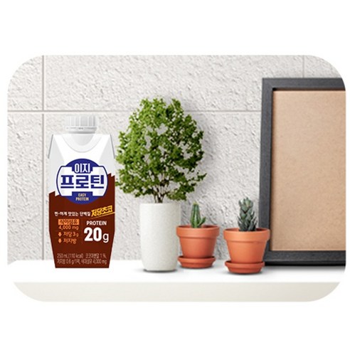 롯데웰푸드 이지프로틴 저당초코 드링크믹스 RTD 250ml, 24개 솔직 후기 | 실사용자 리뷰 분석 - 상품 이미지 4