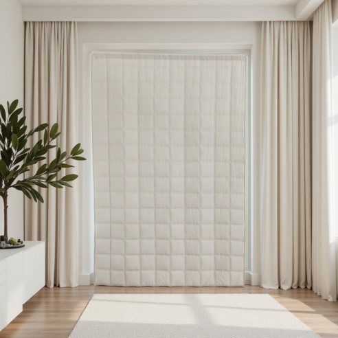 코멧 방한 사각 누빔 커튼, 따뜻함과 경제성을 모두 잡으세요!