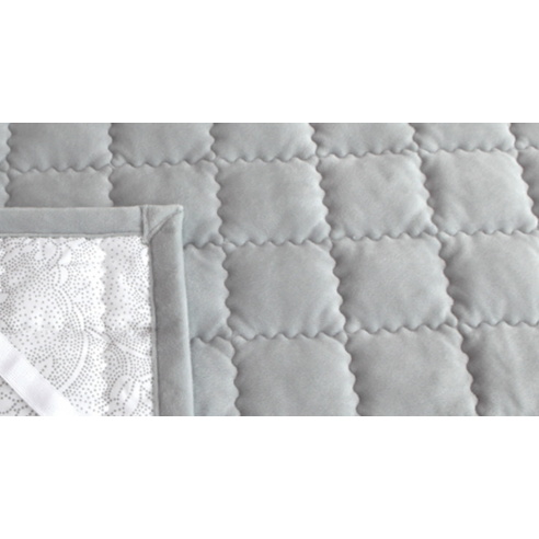 보몽드 마이크로화이버 극세사 고정밴드 누빔패드 겸 카페트 후기 분석 - 차콜 컬러 디테일