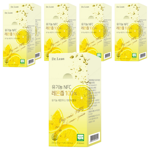 닥터린 유기농 엔에프씨 레몬즙, 280g, 6개