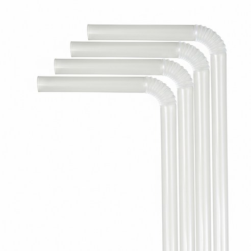 보니팩 자바라 투명 빨대 7 x 210 mm, 500개입, 2개