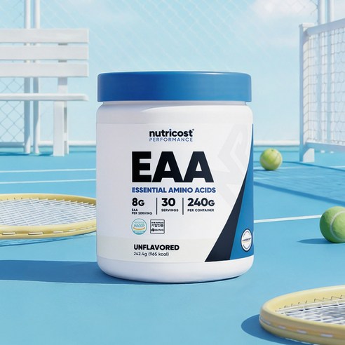 뉴트리코스트 EAA 파우더 언플레이버드 30회분 240g, 1개 맛있게 먹은 솔직 후기 - 상품 이미지 2