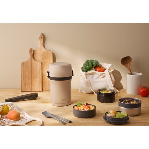 써모스 일체형 대용량 보온도시락 + 보온백 + 수저 세트 솔직 후기 | 실사용자 리뷰 분석 - 상품 이미지 4