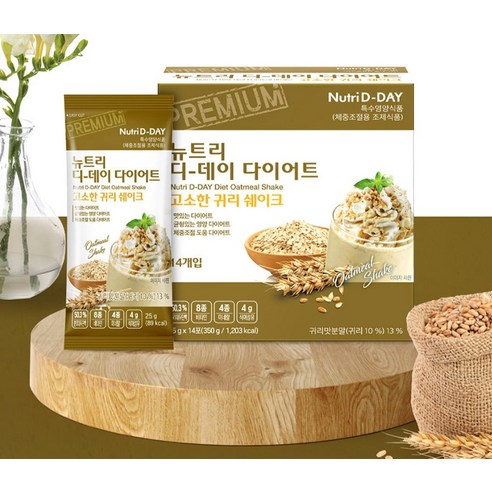 뉴트리디데이 다이어트 고소한 귀리 쉐이크 14p 350g, 1개 이미지 3