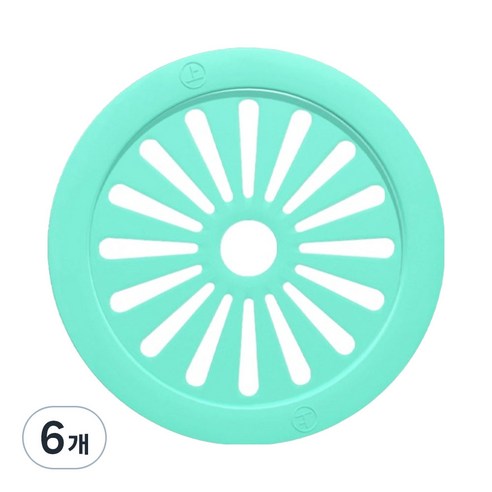 하비비 그린케어 싱크대거름망 자동크리너, 25g, 6개