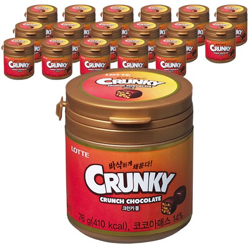 롯데웰푸드 크런키볼 76g × 12개