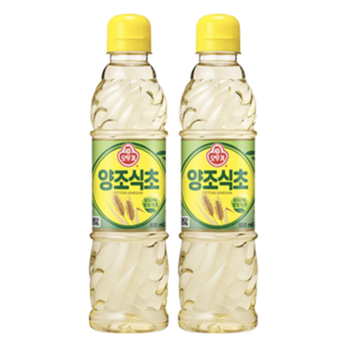 오뚜기 양조식초, 500ml, 2개