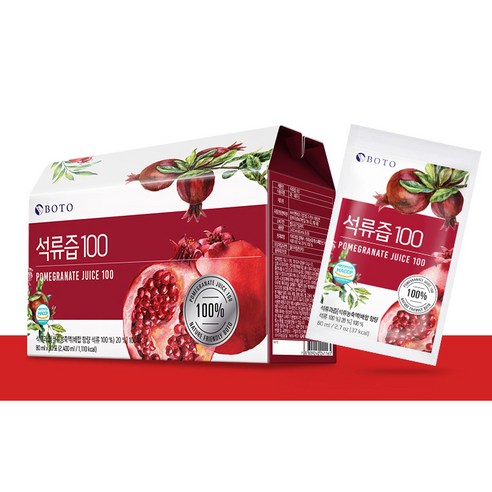 보뚜 석류즙 100 80ml, 60개 맛있게 먹은 솔직 후기 - 상품 이미지 3