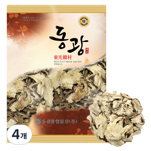 동광한방몰 국내산 제천 참당귀, 300g, 4개