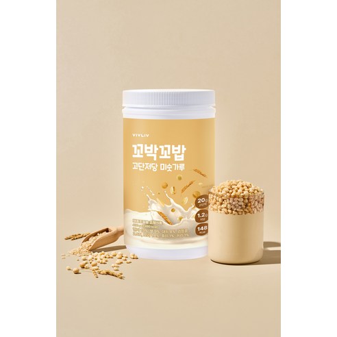 꼬박꼬밥 고단저당 단백질 쉐이크 미숫가루 대용량 400g, 1개 솔직 후기 | 실사용자 리뷰 분석 - 상품 이미지 3