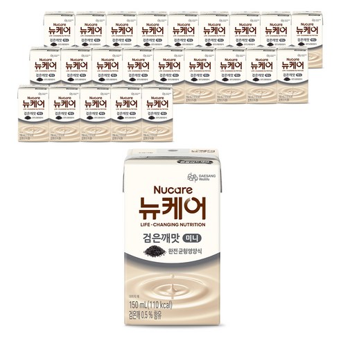 뉴케어 정품 검은깨맛 미니 완전균형영양식 150ml, 24개 솔직 후기 | 실사용자 리뷰 분석 - 상품 이미지 1