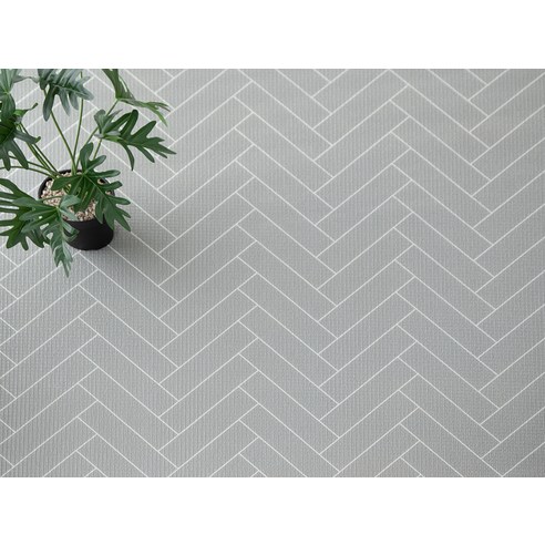 층간소음 걱정 없이 아이와 함께 행복한 공간을 만들어주는 코멧 논슬립 헤링본 PE거실매트