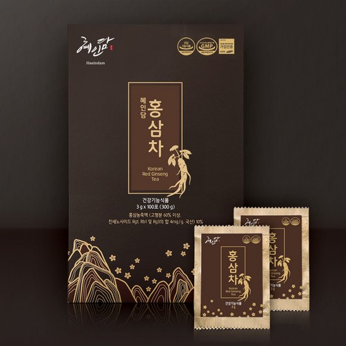 혜인담 홍삼차 100p + 쇼핑백 300g, 1개 이미지 2