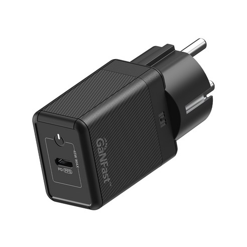 아트뮤 USB PD 45W PPS GaN 접지 초고속 충전기 GA110, 블랙, 1개