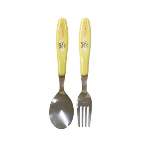 르번 아동용 슈팅스타 캐치티니핑 알찬 교정 젓가락 세트 후기 분석 - 젓가락 측면 디자인