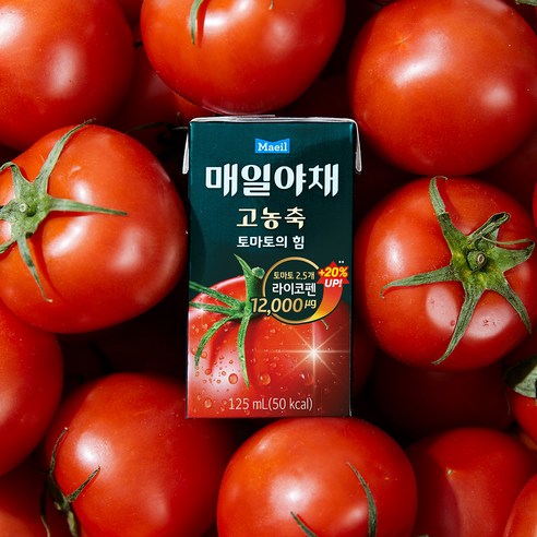 매일야채 고농축 토마토의 힘, 125ml, 24개
