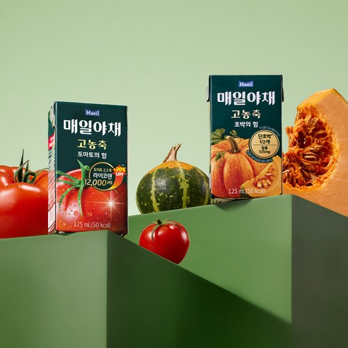 매일야채 고농축 토마토의 힘, 125ml, 24개