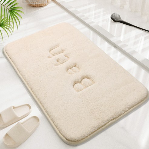 코멧 메모리폼 발매트 후기 분석 - 세탁 관리 라벨