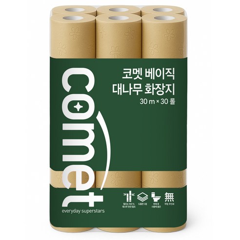 코멧 베이직 대나무 화장지