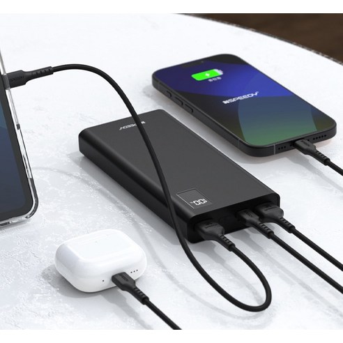 스피디 슬림핏 PD 20W 고속충전 보조배터리 20000mAh + C타입 20W 케이블 세트 이미지 4